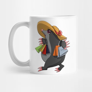 Shopping mole Mug